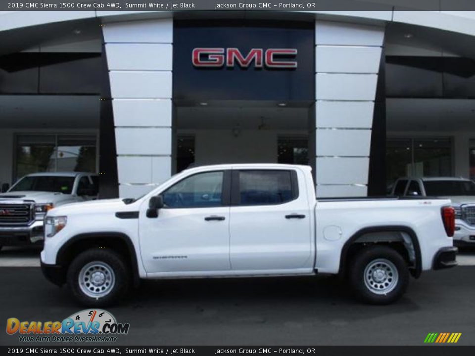 Summit White 2019 GMC Sierra 1500 Crew Cab 4WD Photo #2