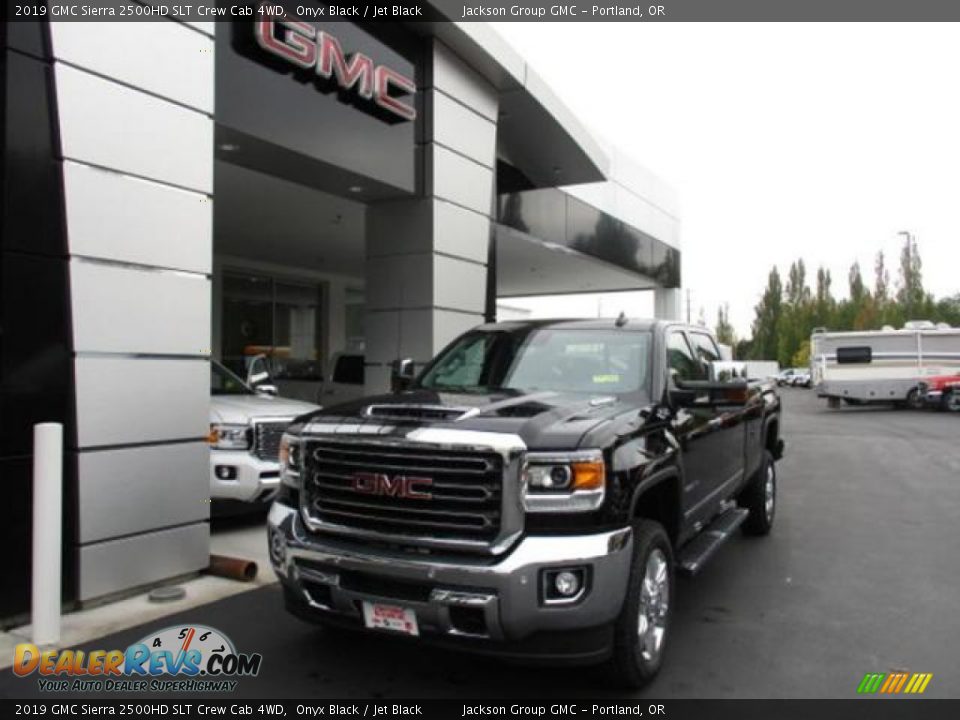 2019 GMC Sierra 2500HD SLT Crew Cab 4WD Onyx Black / Jet Black Photo #1