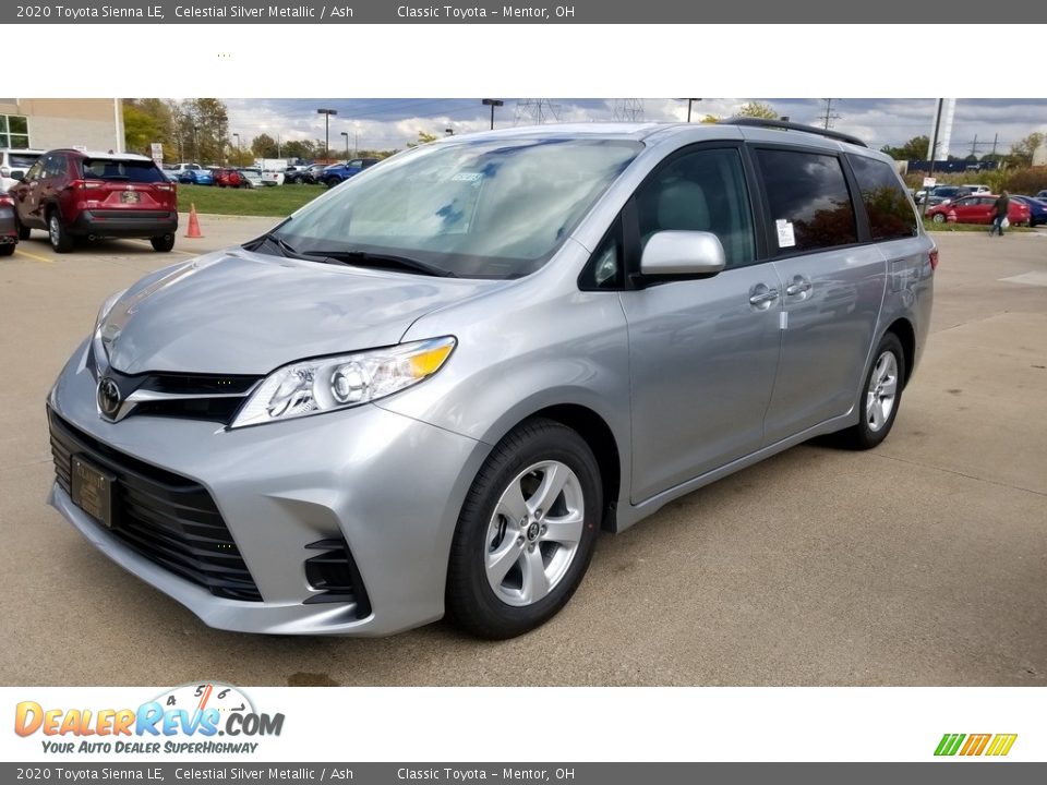 2020 Toyota Sienna LE Celestial Silver Metallic / Ash Photo #1