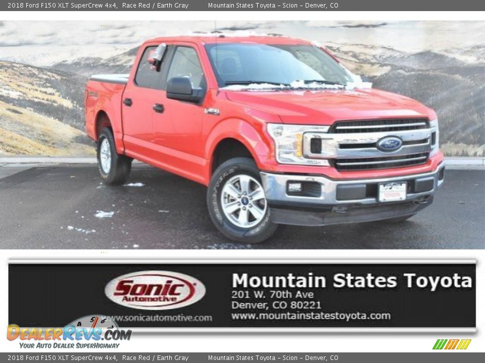 2018 Ford F150 XLT SuperCrew 4x4 Race Red / Earth Gray Photo #1
