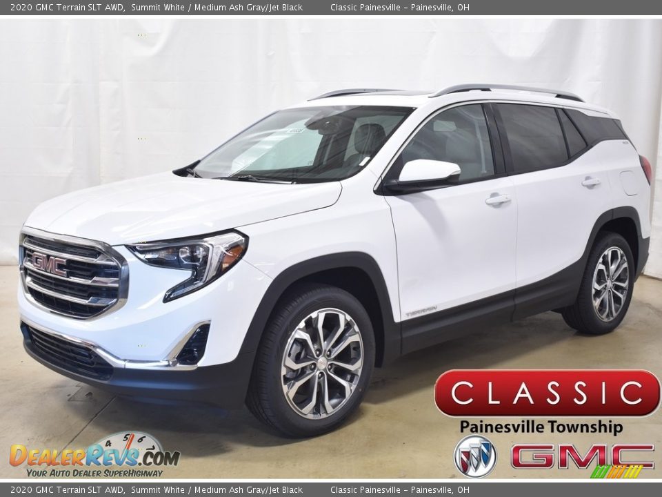 2020 GMC Terrain SLT AWD Summit White / Medium Ash Gray/Jet Black Photo #1