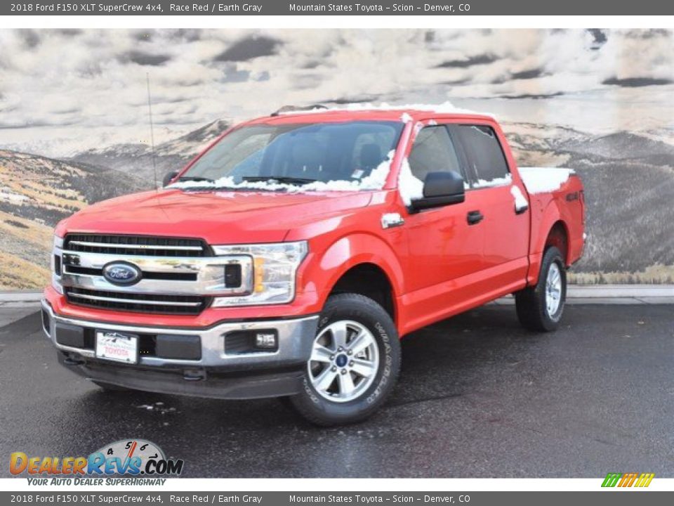 2018 Ford F150 XLT SuperCrew 4x4 Race Red / Earth Gray Photo #5