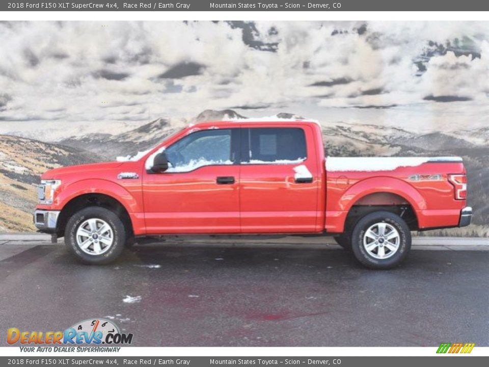 2018 Ford F150 XLT SuperCrew 4x4 Race Red / Earth Gray Photo #6