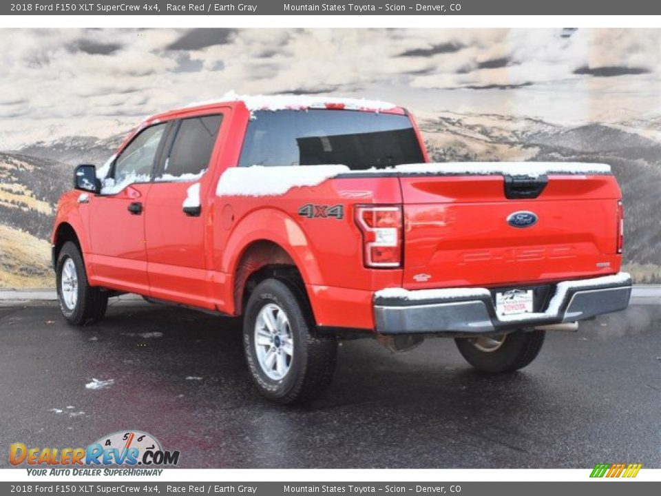 2018 Ford F150 XLT SuperCrew 4x4 Race Red / Earth Gray Photo #7