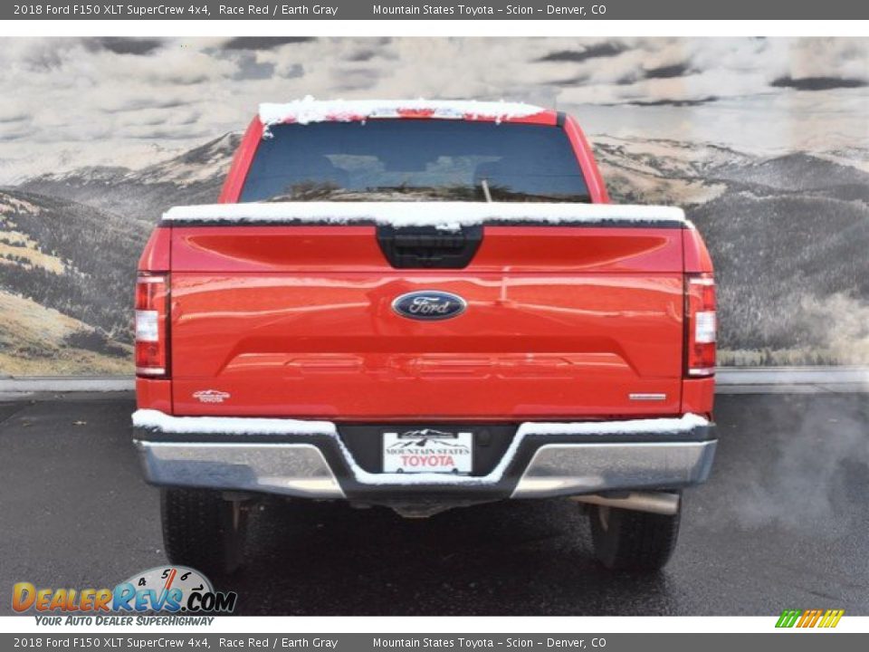 2018 Ford F150 XLT SuperCrew 4x4 Race Red / Earth Gray Photo #8