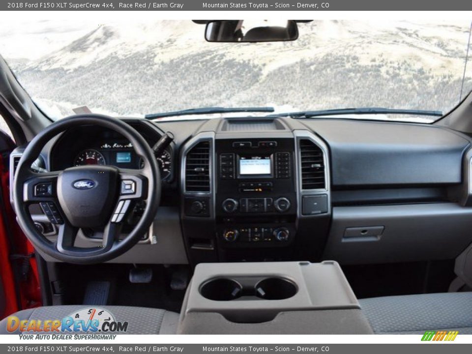 2018 Ford F150 XLT SuperCrew 4x4 Race Red / Earth Gray Photo #13