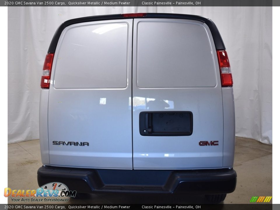 2020 GMC Savana Van 2500 Cargo Quicksilver Metallic / Medium Pewter Photo #3