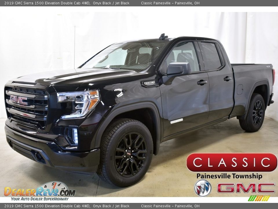 2019 GMC Sierra 1500 Elevation Double Cab 4WD Onyx Black / Jet Black Photo #1