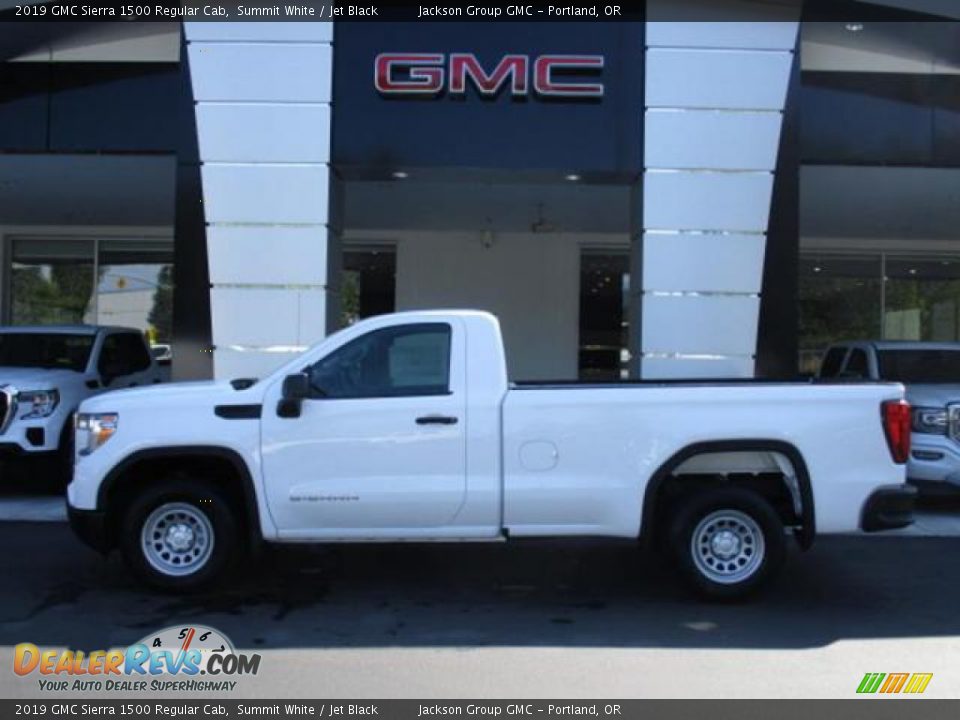 Summit White 2019 GMC Sierra 1500 Regular Cab Photo #2