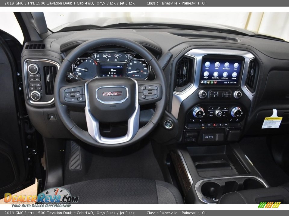 2019 GMC Sierra 1500 Elevation Double Cab 4WD Onyx Black / Jet Black Photo #8