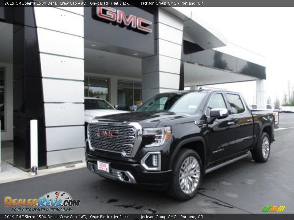 2019 GMC Sierra 1500 Denali Crew Cab 4WD Onyx Black / Jet Black Photo #1