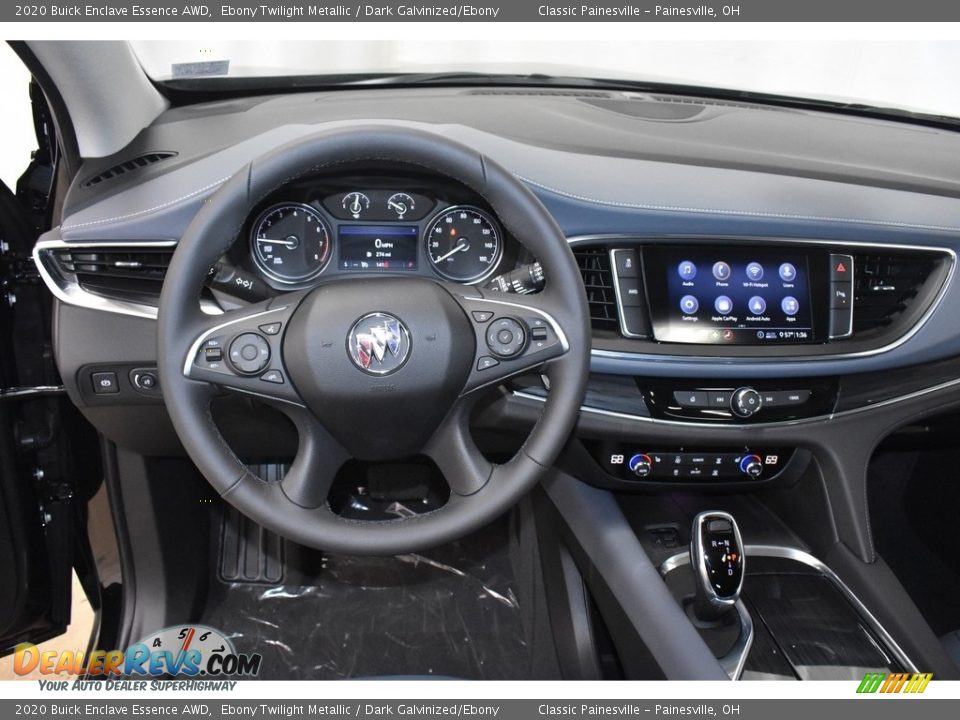 Dashboard of 2020 Buick Enclave Essence AWD Photo #10