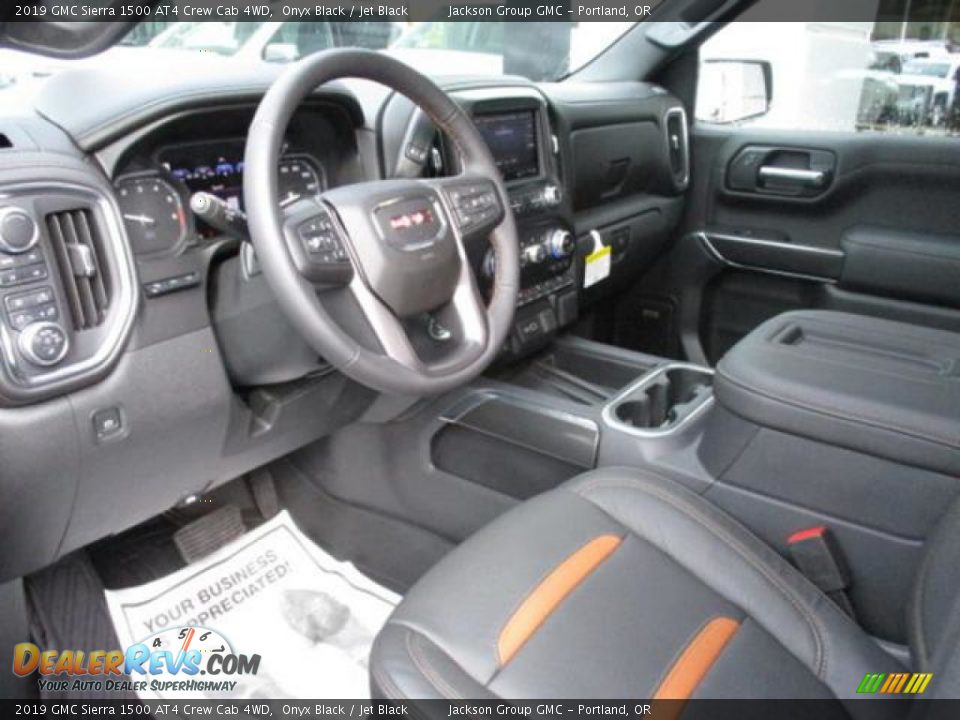 Front Seat of 2019 GMC Sierra 1500 AT4 Crew Cab 4WD Photo #3