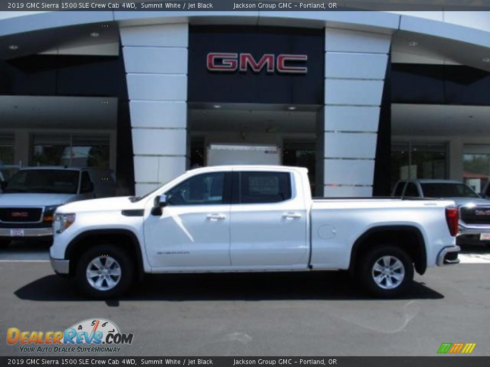 Summit White 2019 GMC Sierra 1500 SLE Crew Cab 4WD Photo #2