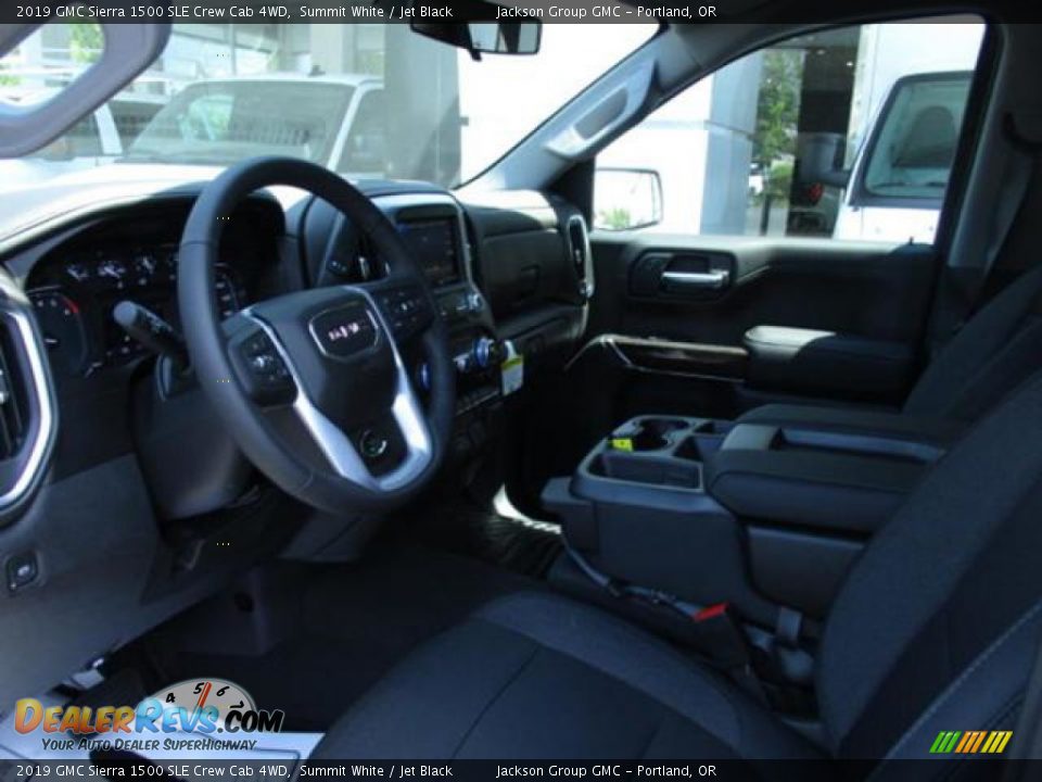 2019 GMC Sierra 1500 SLE Crew Cab 4WD Summit White / Jet Black Photo #3