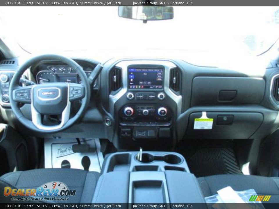 2019 GMC Sierra 1500 SLE Crew Cab 4WD Summit White / Jet Black Photo #4
