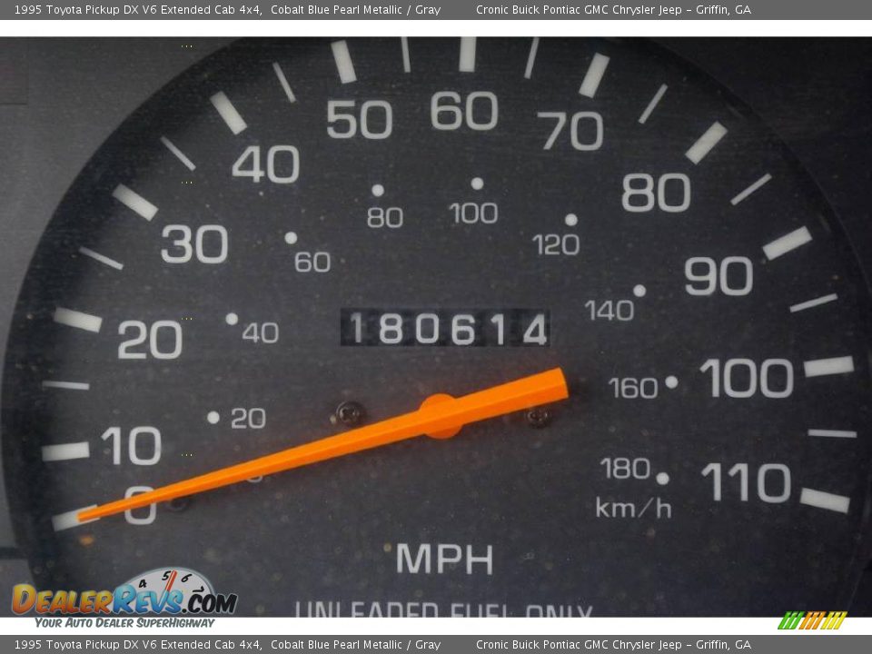 1995 Toyota Pickup DX V6 Extended Cab 4x4 Cobalt Blue Pearl Metallic / Gray Photo #16