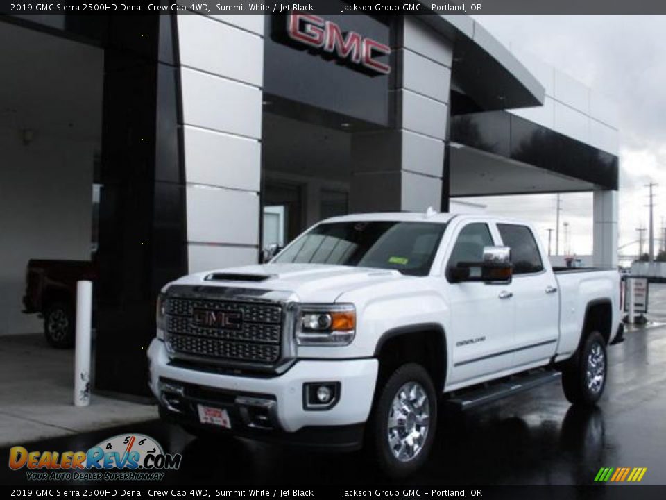 2019 GMC Sierra 2500HD Denali Crew Cab 4WD Summit White / Jet Black Photo #1