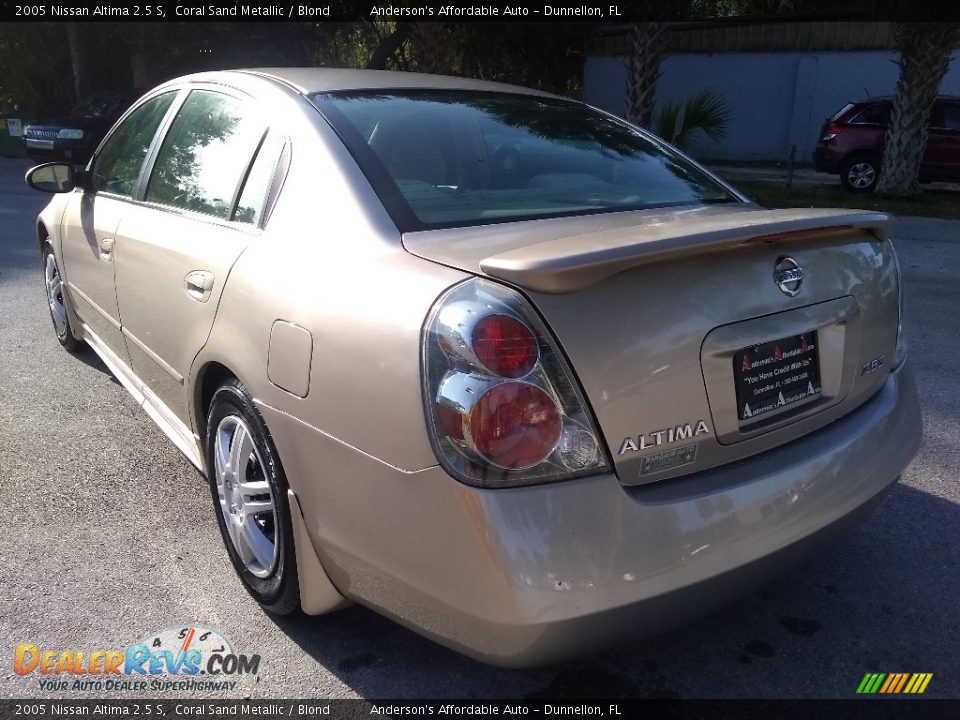 2005 Nissan Altima 2.5 S Coral Sand Metallic / Blond Photo #5