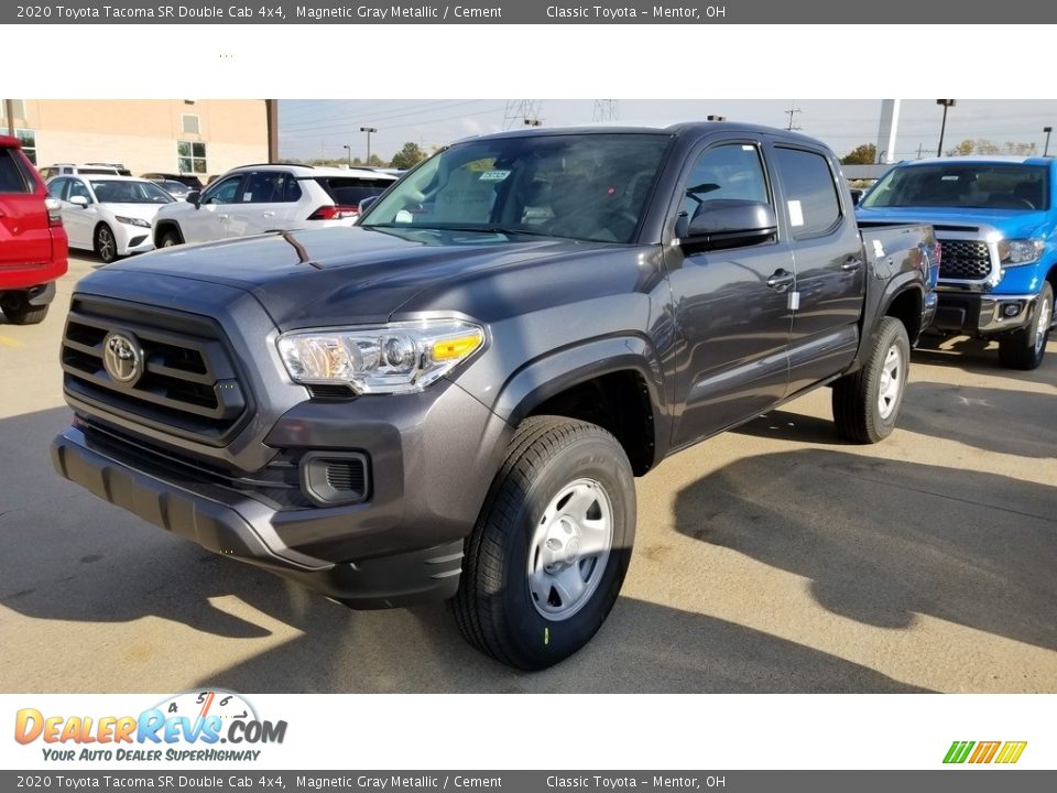 2020 Toyota Tacoma SR Double Cab 4x4 Magnetic Gray Metallic / Cement Photo #1