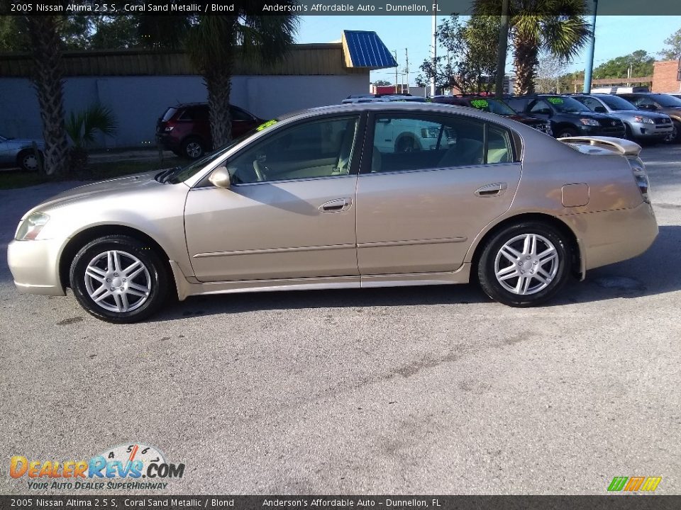 2005 Nissan Altima 2.5 S Coral Sand Metallic / Blond Photo #6