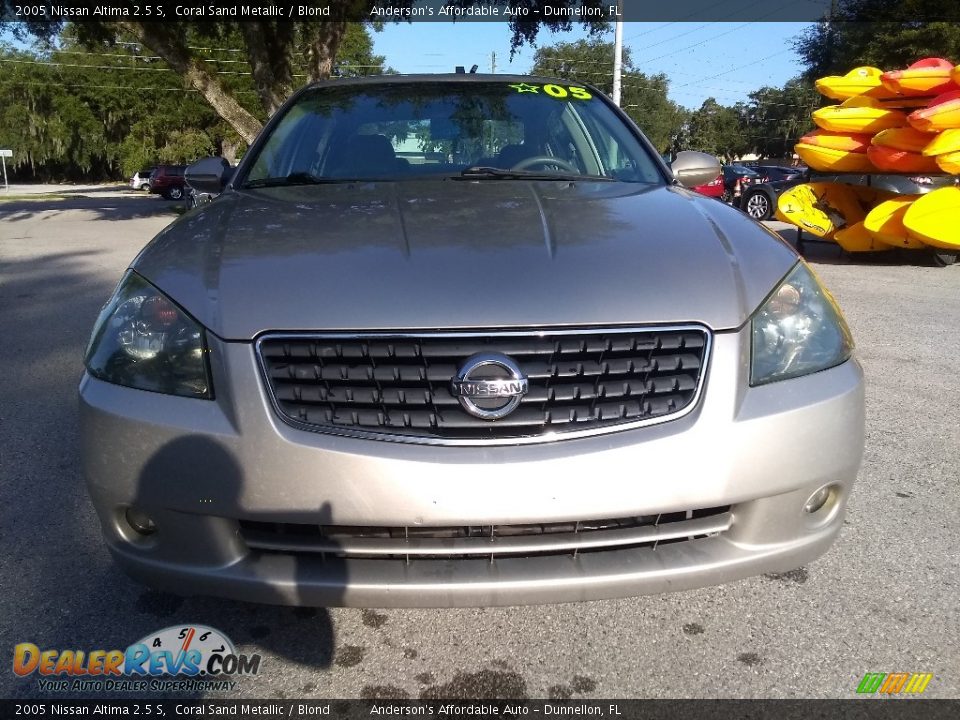 2005 Nissan Altima 2.5 S Coral Sand Metallic / Blond Photo #8