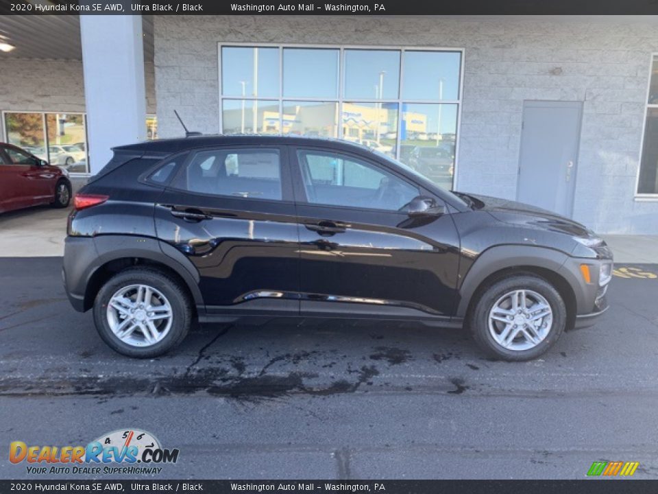 2020 Hyundai Kona SE AWD Ultra Black / Black Photo #3