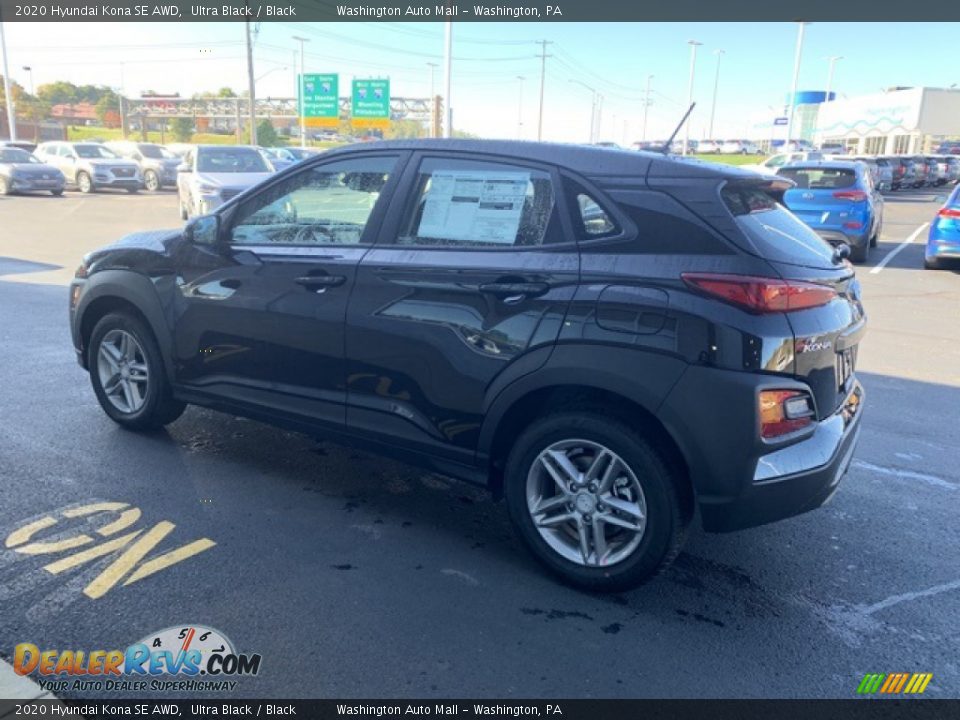 2020 Hyundai Kona SE AWD Ultra Black / Black Photo #6
