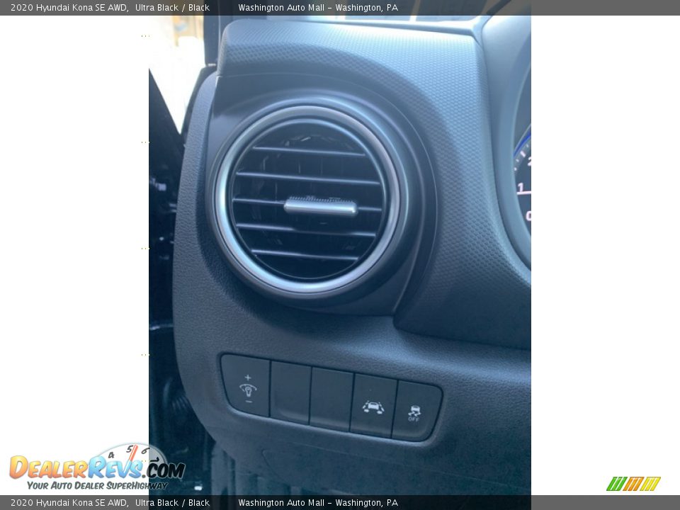 2020 Hyundai Kona SE AWD Ultra Black / Black Photo #13