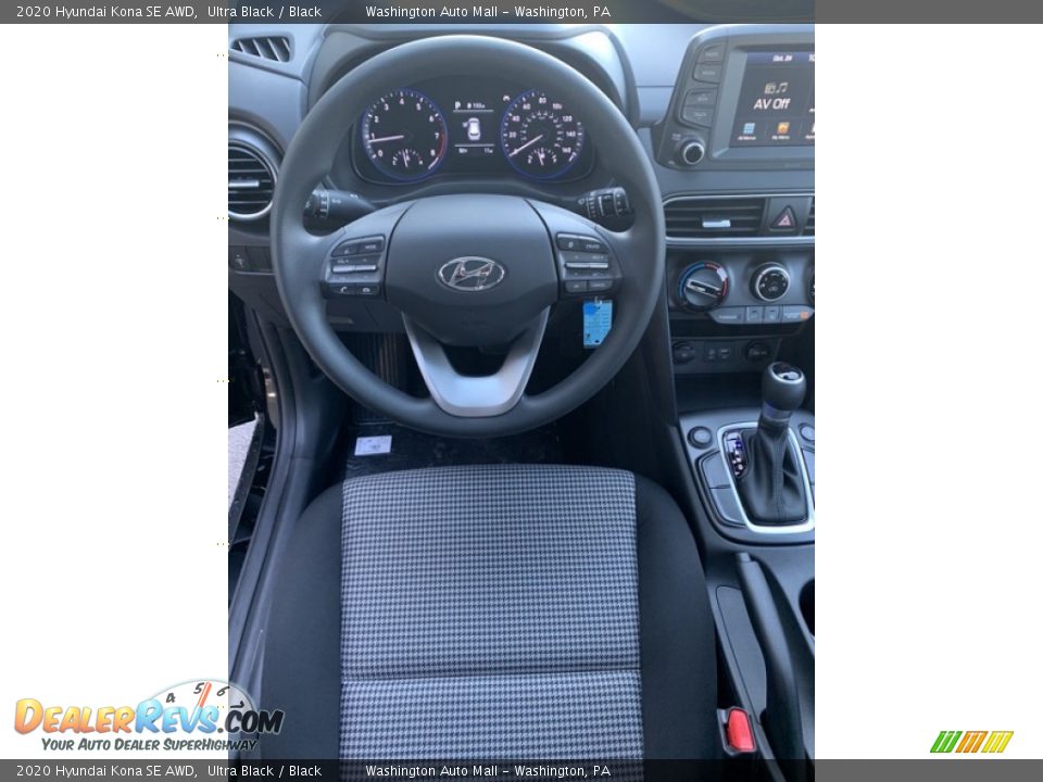 2020 Hyundai Kona SE AWD Ultra Black / Black Photo #14