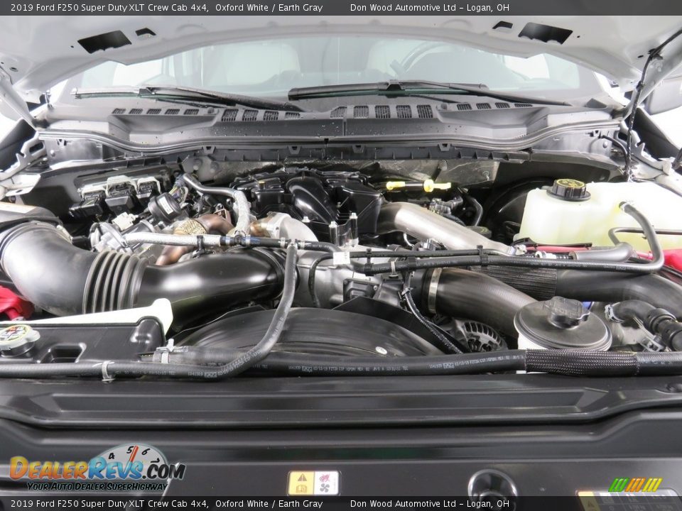 2019 Ford F250 Super Duty XLT Crew Cab 4x4 Oxford White / Earth Gray Photo #7