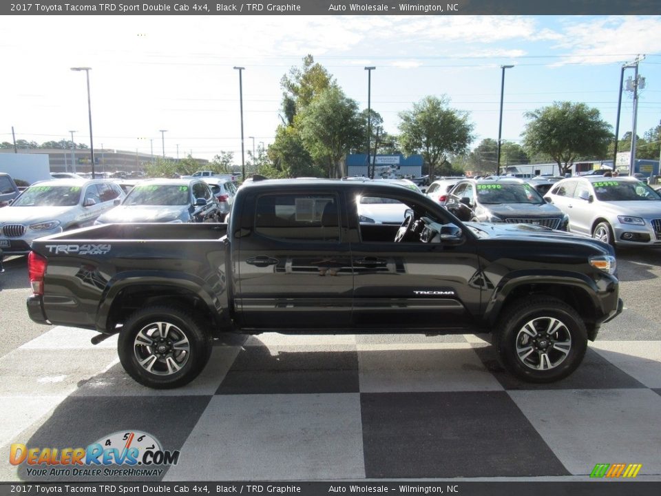 2017 Toyota Tacoma TRD Sport Double Cab 4x4 Black / TRD Graphite Photo #3