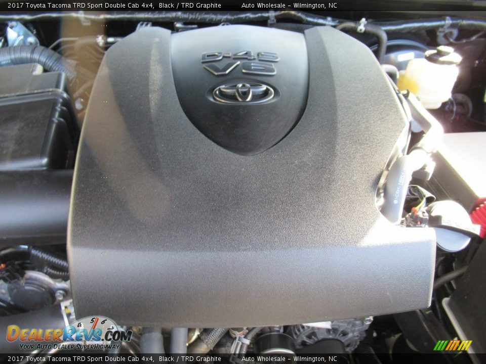 2017 Toyota Tacoma TRD Sport Double Cab 4x4 Black / TRD Graphite Photo #6