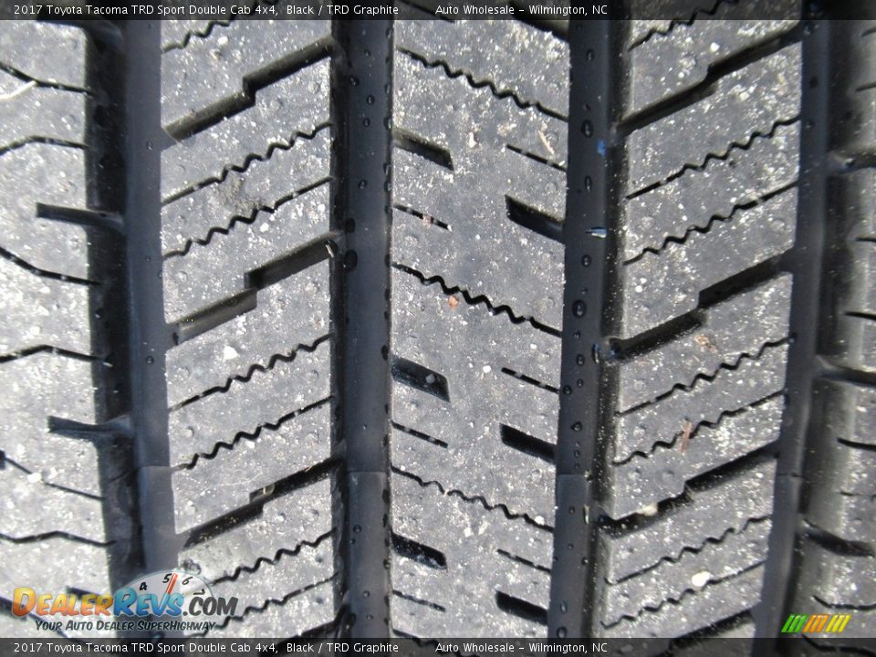 2017 Toyota Tacoma TRD Sport Double Cab 4x4 Black / TRD Graphite Photo #8