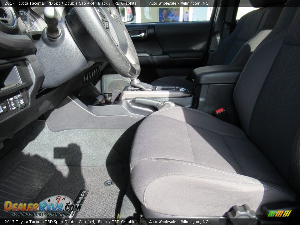 2017 Toyota Tacoma TRD Sport Double Cab 4x4 Black / TRD Graphite Photo #9