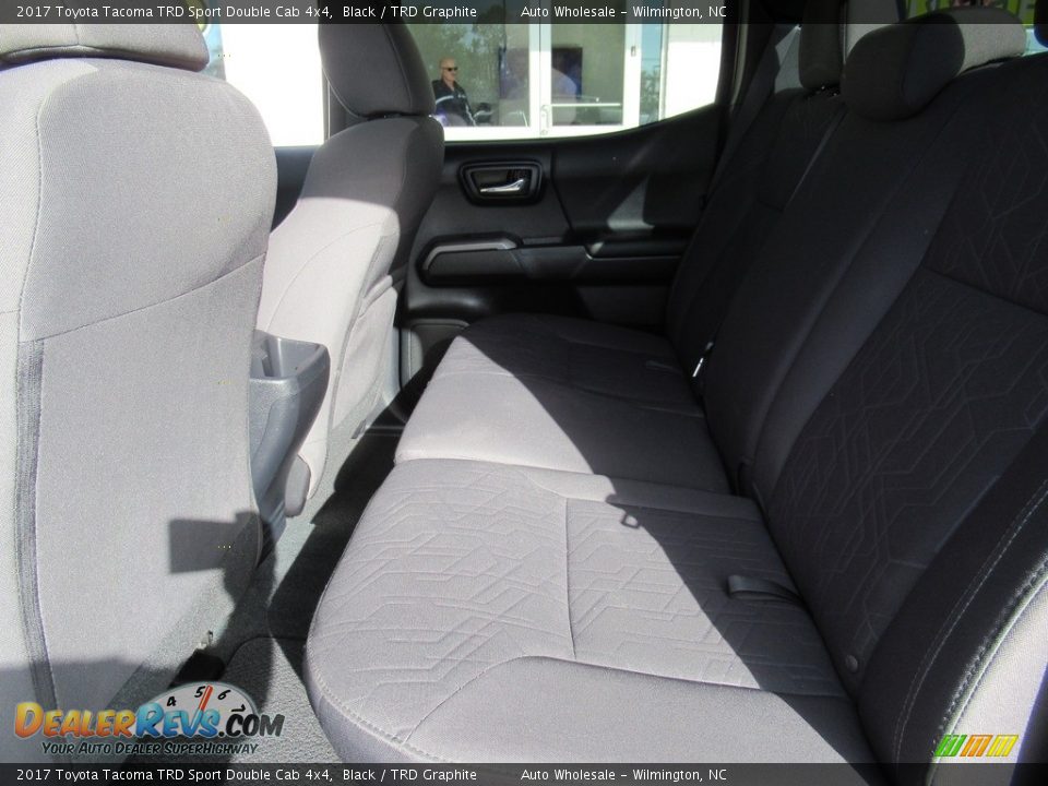 2017 Toyota Tacoma TRD Sport Double Cab 4x4 Black / TRD Graphite Photo #10