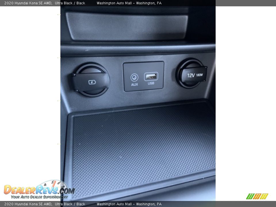2020 Hyundai Kona SE AWD Ultra Black / Black Photo #36