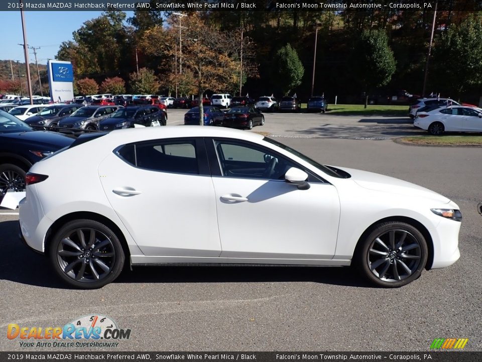 2019 Mazda MAZDA3 Hatchback Preferred AWD Snowflake White Pearl Mica / Black Photo #1