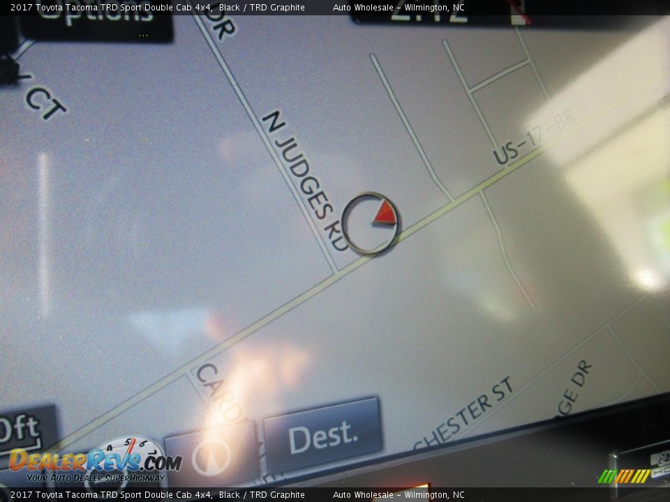 2017 Toyota Tacoma TRD Sport Double Cab 4x4 Black / TRD Graphite Photo #16