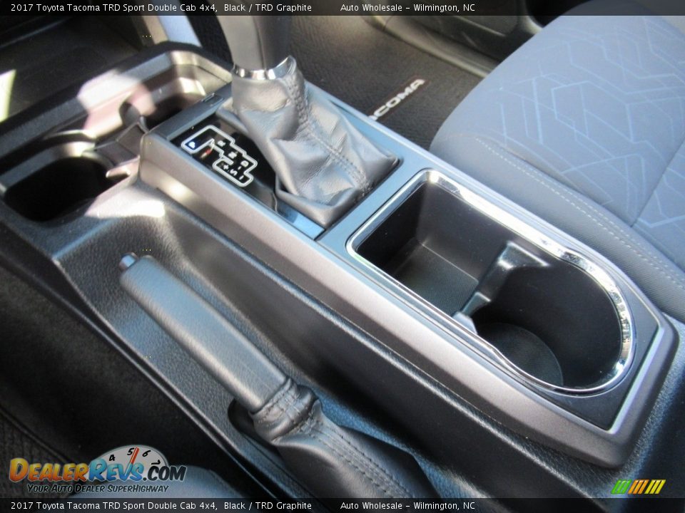 2017 Toyota Tacoma TRD Sport Double Cab 4x4 Black / TRD Graphite Photo #19