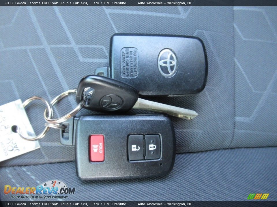 2017 Toyota Tacoma TRD Sport Double Cab 4x4 Black / TRD Graphite Photo #20