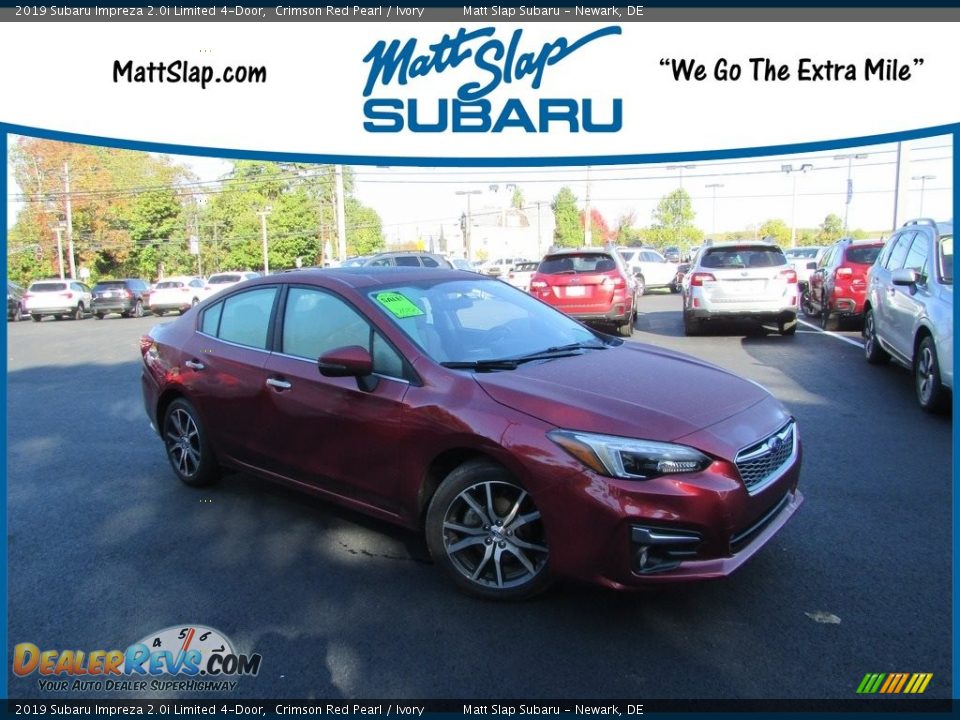 2019 Subaru Impreza 2.0i Limited 4-Door Crimson Red Pearl / Ivory Photo #1