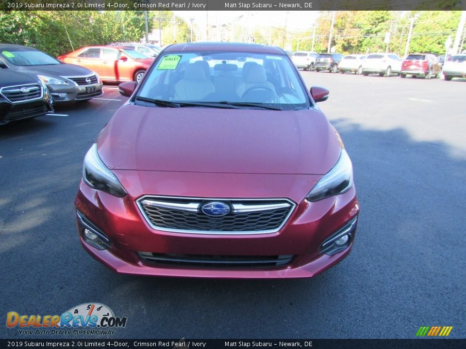 2019 Subaru Impreza 2.0i Limited 4-Door Crimson Red Pearl / Ivory Photo #3