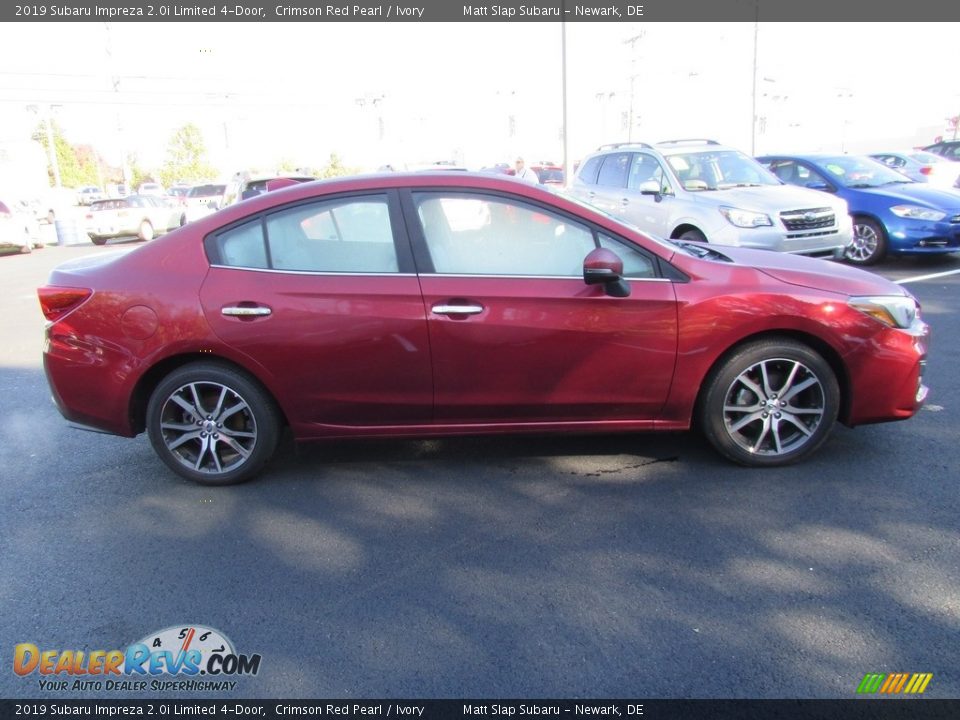 2019 Subaru Impreza 2.0i Limited 4-Door Crimson Red Pearl / Ivory Photo #5