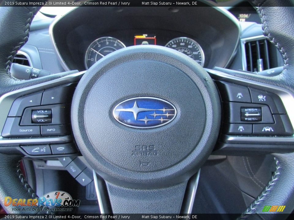 2019 Subaru Impreza 2.0i Limited 4-Door Steering Wheel Photo #11