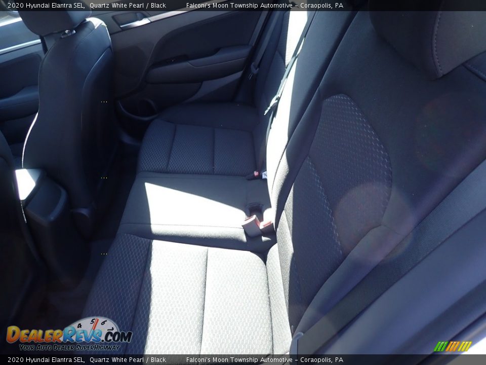 2020 Hyundai Elantra SEL Quartz White Pearl / Black Photo #8