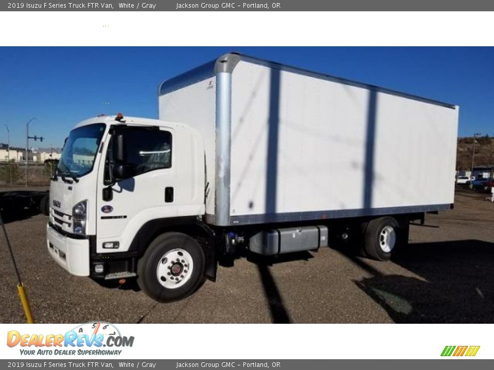 White 2019 Isuzu F Series Truck FTR Van Photo #1