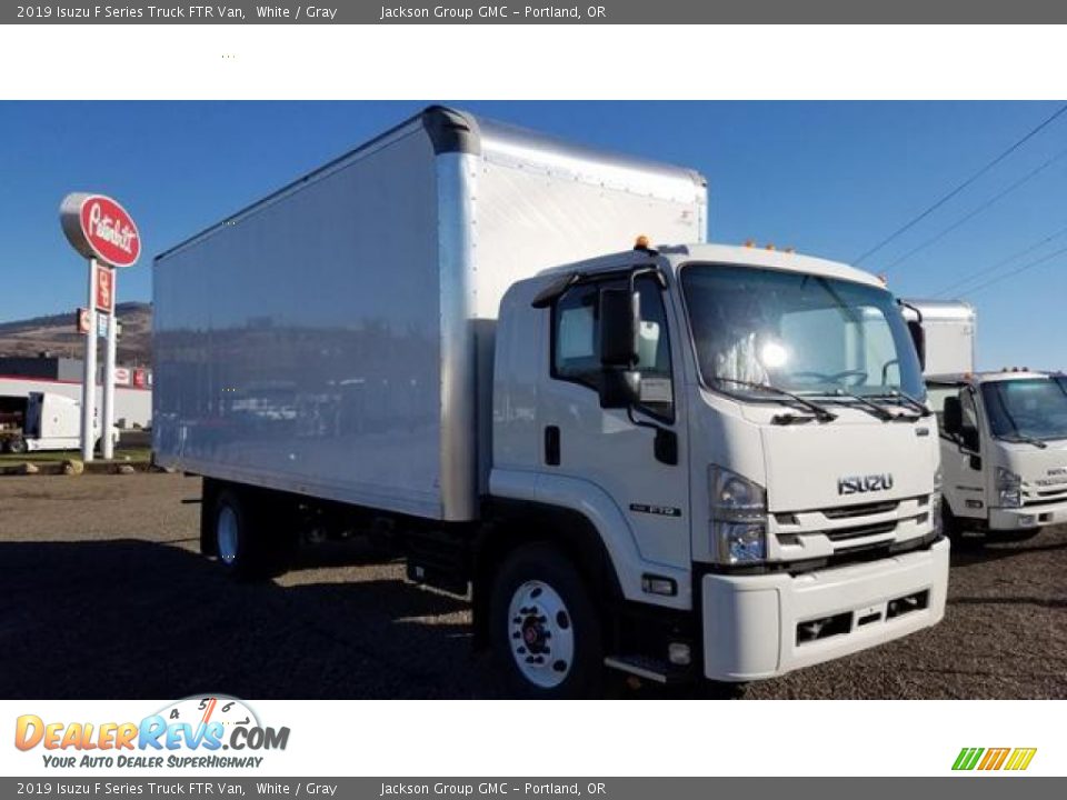 2019 Isuzu F Series Truck FTR Van White / Gray Photo #3