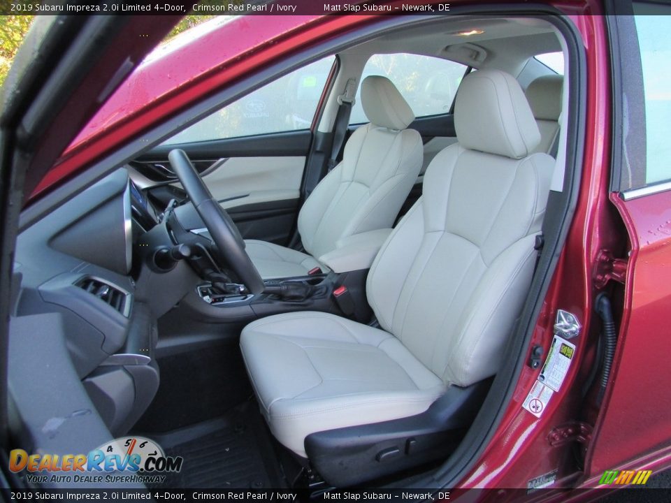 Front Seat of 2019 Subaru Impreza 2.0i Limited 4-Door Photo #16