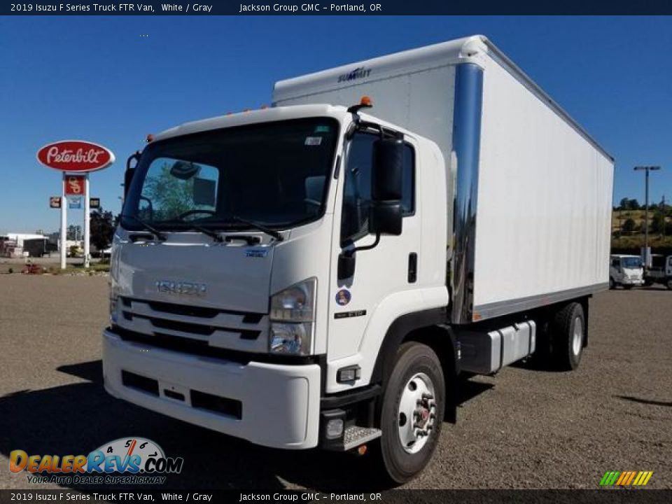White 2019 Isuzu F Series Truck FTR Van Photo #2
